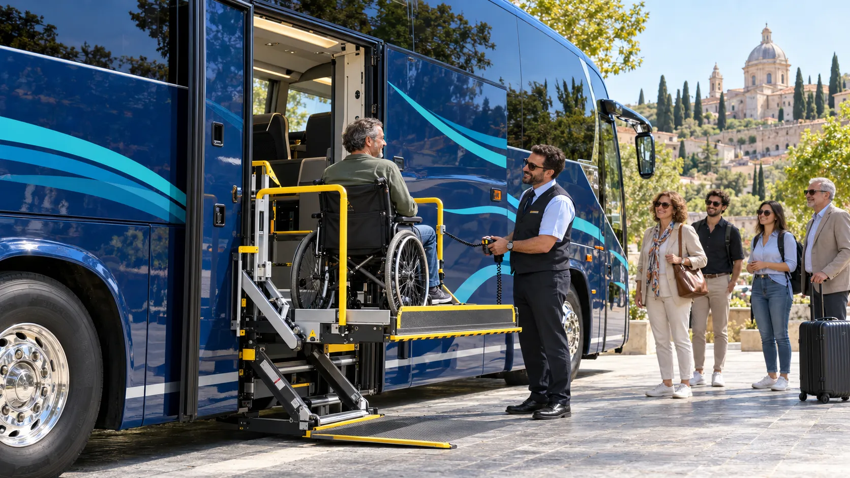 Viaggiare in Pullman con Disabilità: Pedane, Normative e Comfort